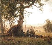 Albert Bierstadt Guerilla Warfare France oil painting reproduction